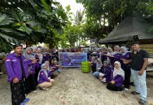 Mahasiswa FKM Unidayan Jaga Pantai dari Sampah Plastik